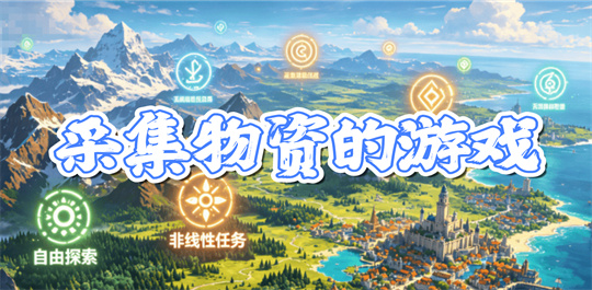 采集物资的游戏