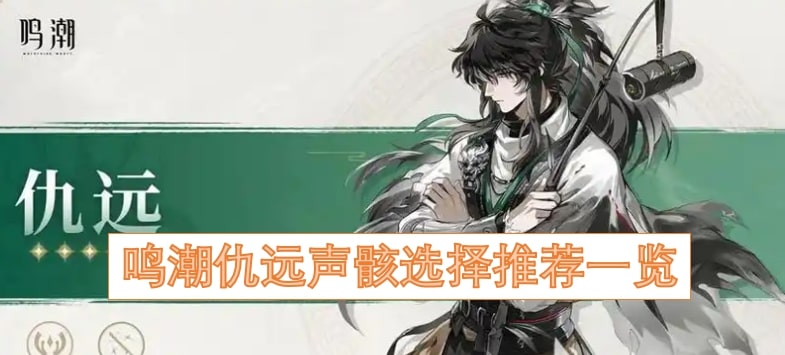 鸣潮仇远声骸选择推荐一览