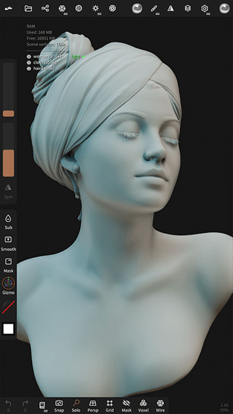 nomadsculpt3d建模截图3