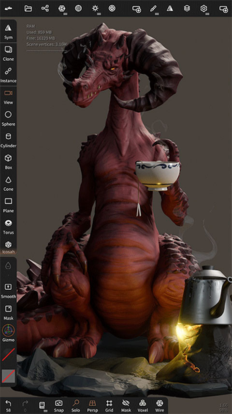 nomadsculpt3d建模截图1
