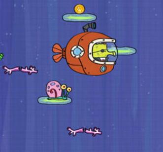 涂鸦跳跃海绵宝宝版