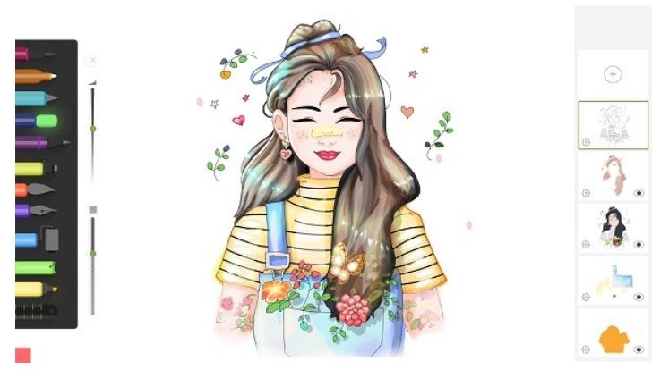 绘图板绘画