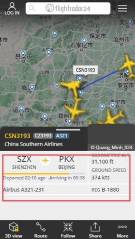flightradar24航班追踪