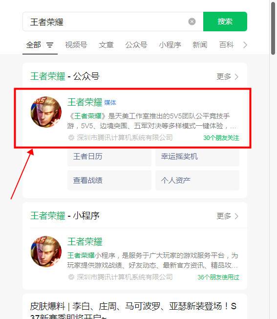 王者荣耀体验服