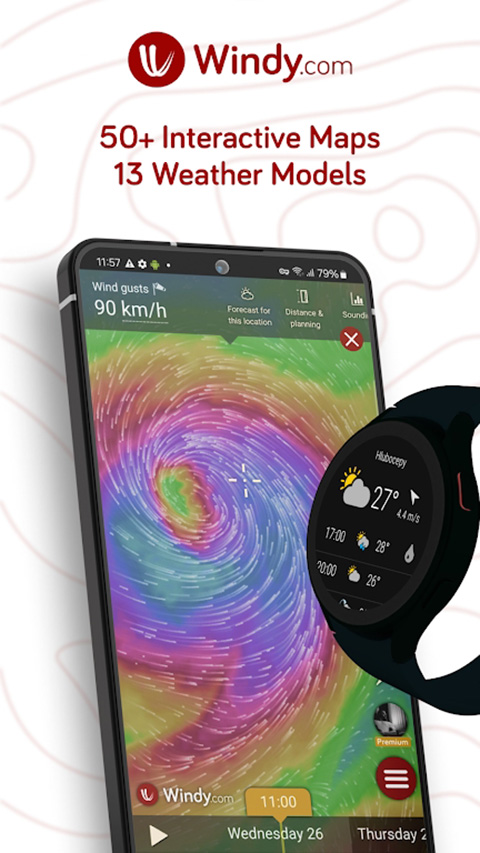 Windy气象雷达截图3