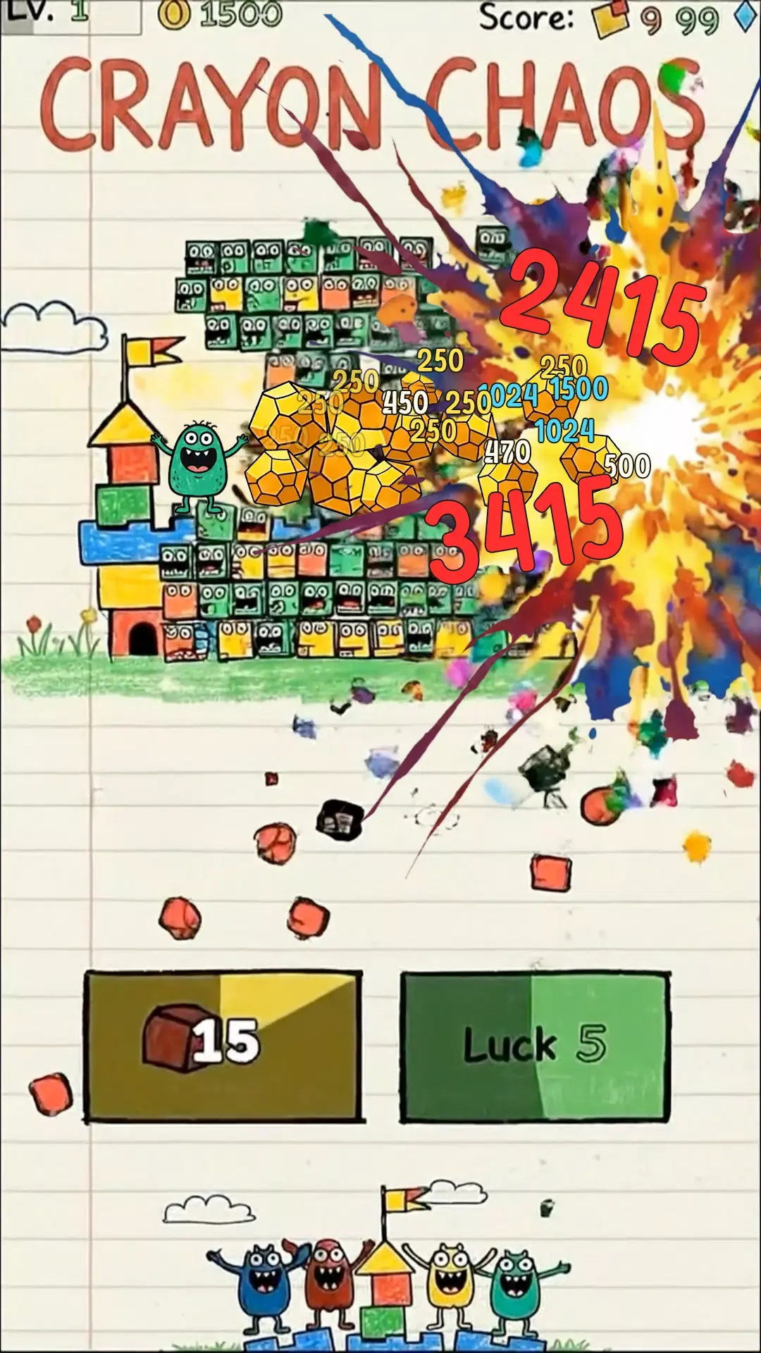 蜡笔防御战手机版截图1