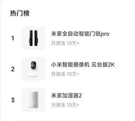 小米智能家庭面板