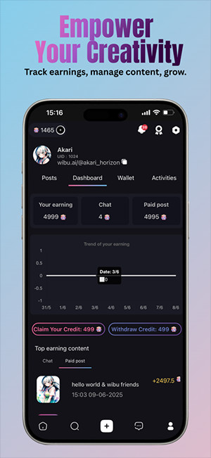Wibu官方APP安卓下载正版最新版-Wibu威布AI动漫社区下载手机版v1.1.6