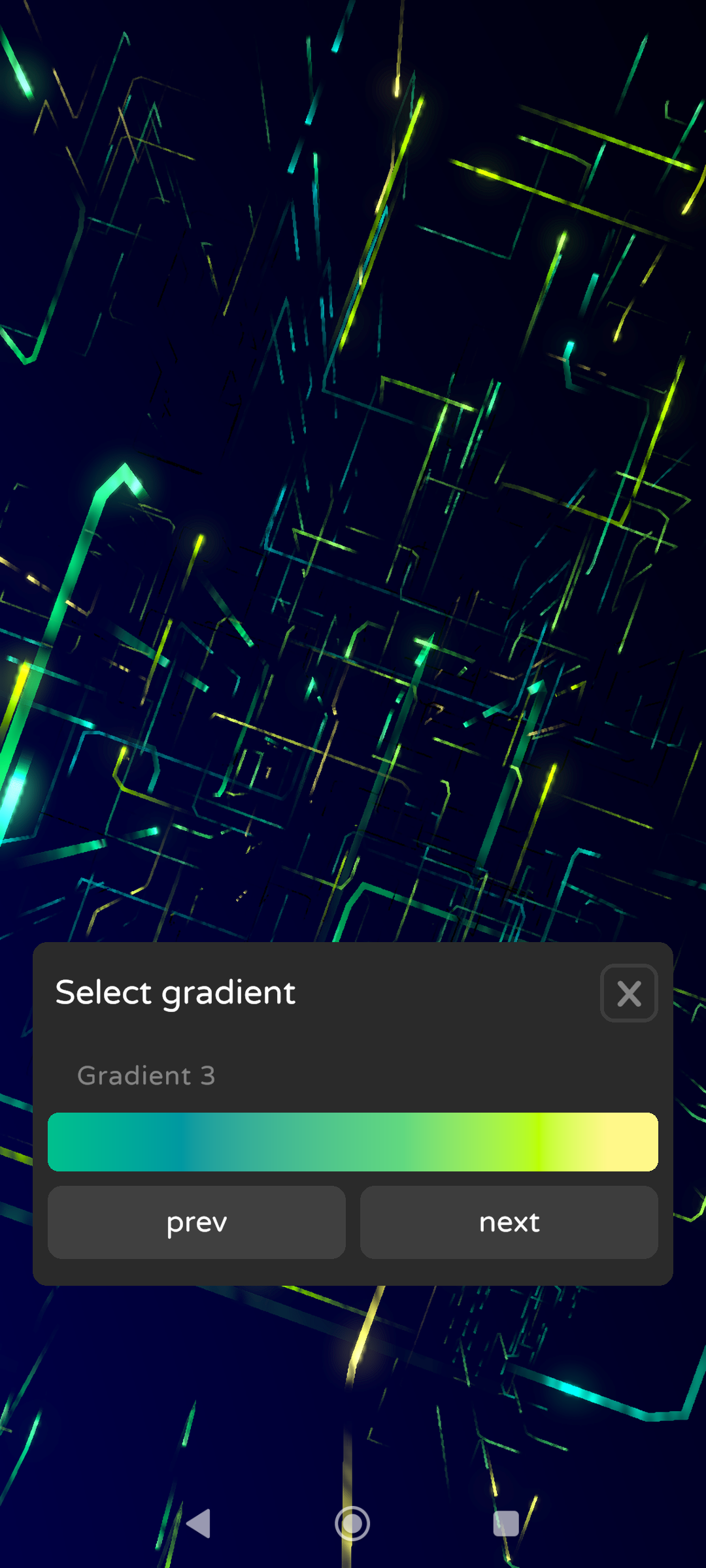 NEOLINE动态壁纸汉化版截图2