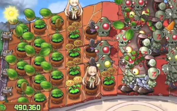 植物娘大战僵尸手机版