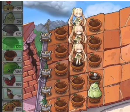 植物娘大战僵尸手机版