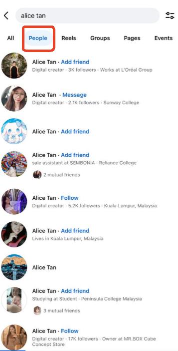 Facebook国外交友