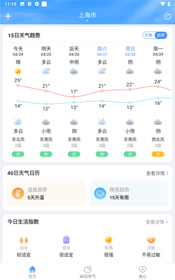 彩虹天气预报截图4