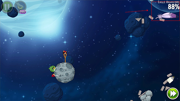 愤怒的小鸟太空版HD截图1