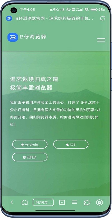 B仔浏览器32位版本截图1