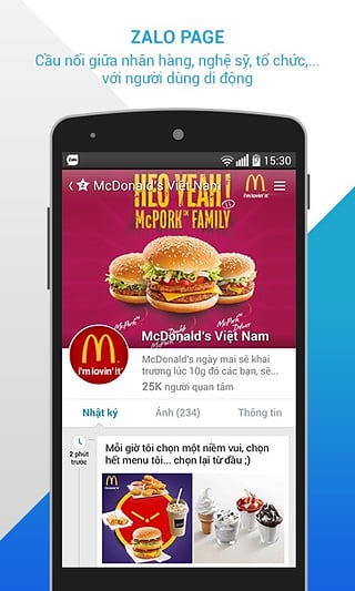 zalo越南聊天软件截图2