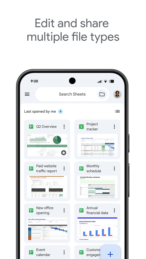 google表格安卓版截图2
