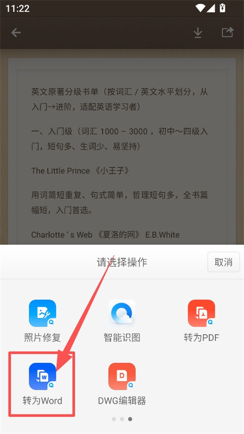 怎么转成word截图5