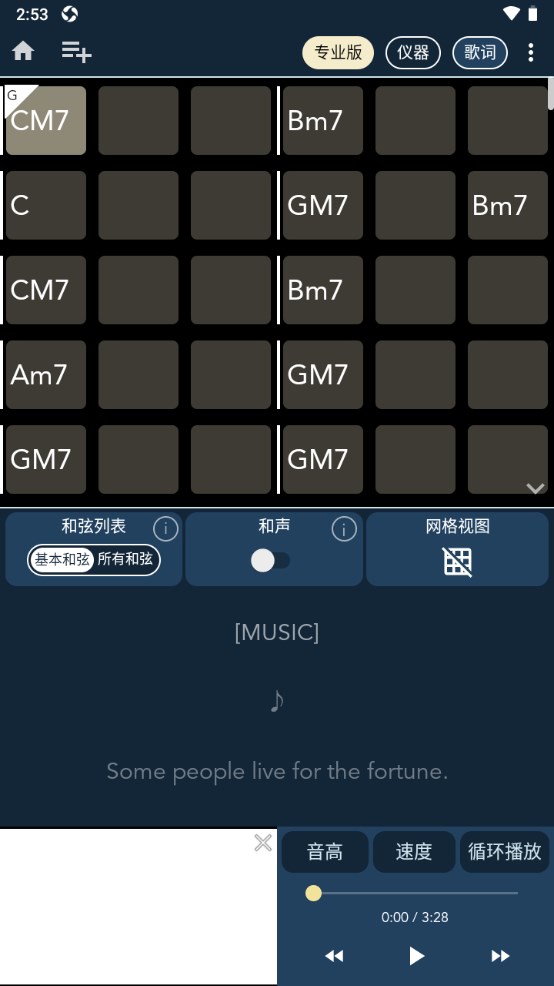 Chord ai扒谱截图2