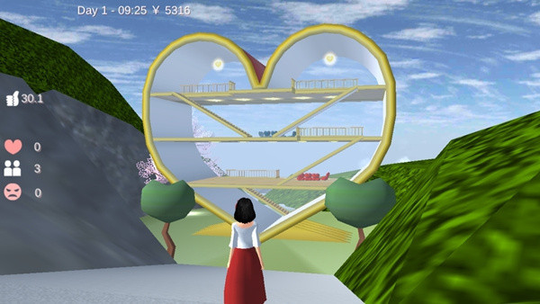 校园女生模拟器汉化版爱心小屋怎么进去