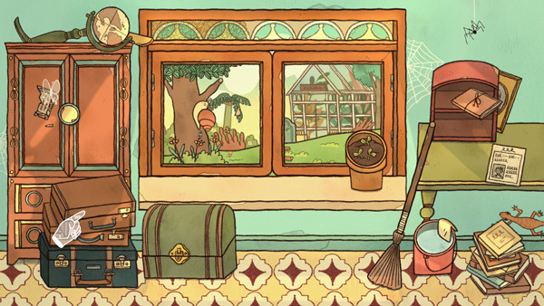 窗台上的蝴蝶截图2