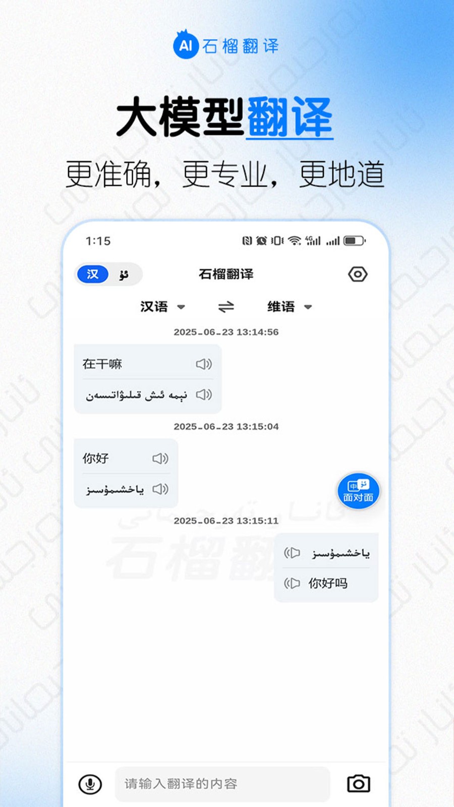 石榴翻译维语截图2
