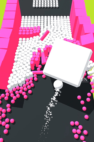 彩色躲避球球3D截图4
