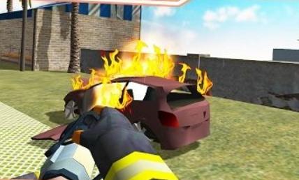 城市消防车模拟
