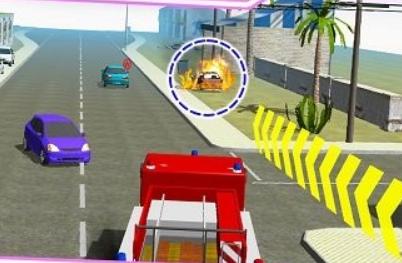 城市消防车模拟