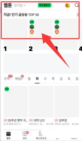 Naver Web toon截图1
